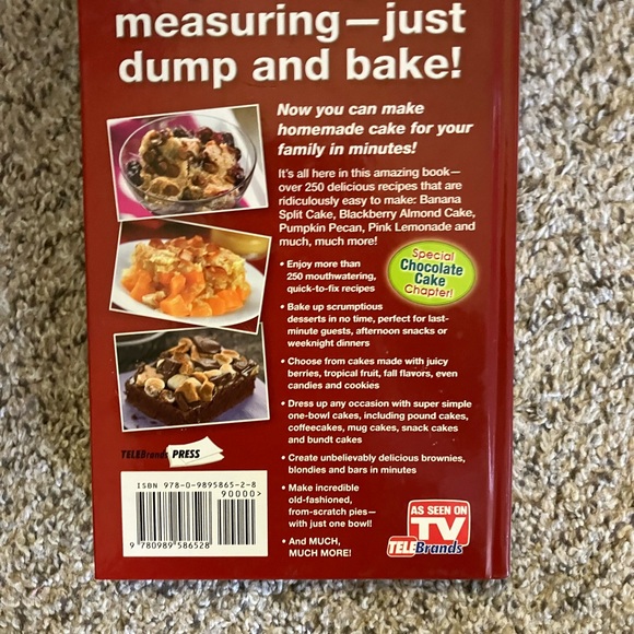 Quick & Easy Dump Cakes Cookbook - Picture 2 of 2